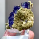 Natural  Purple Phantom  Fluorite comes from Yaogangxian,Hunan 30*30*25MM - image 3