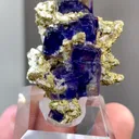 Natural  Purple Phantom  Fluorite comes from Yaogangxian,Hunan 30*30*25MM - image 4