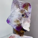 Natural Purple Phantom Fluorite comes from Yaogangxian,Hunan 30*30*50MM - image 1