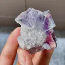 Natural Purple Phantom Fluorite comes from Yaogangxian,Hunan 30*50*40MM - image 3