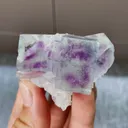 Natural Purple Phantom Fluorite comes from Yaogangxian,Hunan 30*50*40MM - image 1