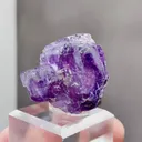 Natural Purple Phantom Fluorite comes from Yaogangxian,Hunan 35*20*25MM - image 3