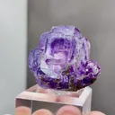 Natural Purple Phantom Fluorite comes from Yaogangxian,Hunan 35*20*25MM - image 6