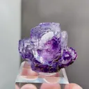 Natural Purple Phantom Fluorite comes from Yaogangxian,Hunan 35*20*25MM - image 7