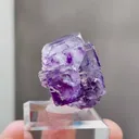 Natural Purple Phantom Fluorite comes from Yaogangxian,Hunan 35*20*25MM - image 2