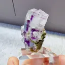 Natural Purple Phantom Fluorite comes from Yaogangxian,Hunan 35*20*30MM - image 1