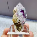 Natural Purple Phantom Fluorite comes from Yaogangxian,Hunan 35*20*30MM - image 2