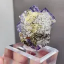 Natural Purple Phantom Fluorite comes from Yaogangxian,Hunan 35*35*35MM - image 3
