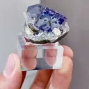 Natural Purple Phantom Fluorite comes from Yaogangxian,Hunan 40*29*22MM - image 6