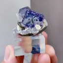 Natural Purple Phantom Fluorite comes from Yaogangxian,Hunan 40*29*22MM - image 3