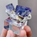 Natural Purple Phantom Fluorite comes from Yaogangxian,Hunan 40*29*22MM - image 2
