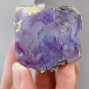 Natural Purple Phantom Fluorite comes from Yaogangxian,Hunan 40*40*30MM - image 5