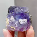 Natural Purple Phantom Fluorite comes from Yaogangxian,Hunan 40*40*30MM - image 1