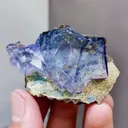 Natural Purple Phantom Fluorite comes from Yaogangxian,Hunan 50*30*25MM - image 2