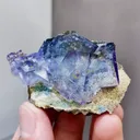 Natural Purple Phantom Fluorite comes from Yaogangxian,Hunan 50*30*25MM - image 1