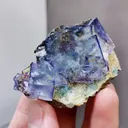 Natural Purple Phantom Fluorite comes from Yaogangxian,Hunan 50*30*25MM - image 3