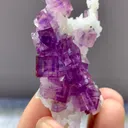 Natural Purple Phantom Fluorite comes from Yaogangxian,Hunan 60*30*10MM - image 4