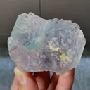 Natural Purple Phantom Fluorite comes from Yaogangxian,Hunan 65*50*25MM - image 1