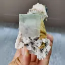 Natural Purple Phantom Fluorite comes from Yaoguangxian,Hunan 70*40*40MM - image 1