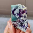 Natural Purple Phantom Fluorite comes from Yindu, Inner Mongolia 50*35*30MM - image 4