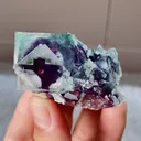 Natural Purple Phantom Fluorite comes from Yindu, Inner Mongolia 50*35*30MM - image 2