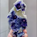 Natural Purple Phantom Fluorite comes from Yindu, Inner Mongolia 50*40*115MM - image 1