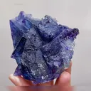 Natural Purple Phantom Fluorite comes from Yindu, Inner Mongolia 95*75*45MM - image 2