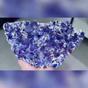 Natural Purple Phantom Fluorite comes from Yindu,Inner Mongolia 230*130*40MM - image 2