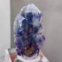 Natural Purple Phantom Fluorite comes from Yindu,Inner Mongolia 30*15*50MM - image 3