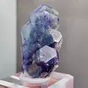 Natural Purple Phantom Fluorite comes from Yindu,Inner Mongolia 30*15*50MM - image 2
