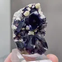 Natural Purple Phantom Fluorite comes from Yindu,Inner Mongolia 35*10*40MM - image 3