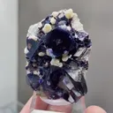 Natural Purple Phantom Fluorite comes from Yindu,Inner Mongolia 35*10*40MM - image 1
