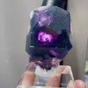 Natural Purple Phantom Fluorite comes from Yindu,Inner Mongolia 45*30*55MM - image 2