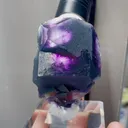 Natural Purple Phantom Fluorite comes from Yindu,Inner Mongolia 45*30*55MM - image 1
