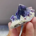 Natural Purple Phantom Fluorite comes from Yindu,Inner Mongolia 50*45*30MM - image 3