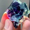 Natural Purple Phantom Fluorite comes from Yindu,Inner Mongolia 52*40*20MM - image 4