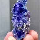 Natural Purple Phantom Fluorite comes from Yindu,Neimenggu 15*20*40MM - image 1