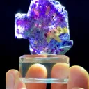 Natural Purple Phantom Fluorite comes from Yindu,Neimenggu 30*20*35MM - image 2