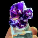 Natural Purple Phantom Fluorite comes from Yindu,Neimenggu 30*20*35MM - image 5