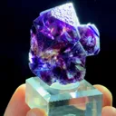 Natural Purple Phantom Fluorite comes from Yindu,Neimenggu 30*20*35MM - image 6