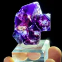 Natural Purple Phantom Fluorite comes from Yindu,Neimenggu 30*20*35MM - image 3
