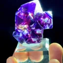 Natural Purple Phantom Fluorite comes from Yindu,Neimenggu 30*20*35MM - image 1