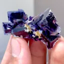 Natural Purple Phantom Fluorite comes from Yindu,Neimenggu 40*25*10MM - image 3