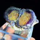 Natural Purple Phantom Fluorite comes from Yindu,Neimenggu 60*20*30 MM - image 5