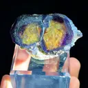 Natural Purple Phantom Fluorite comes from Yindu,Neimenggu 60*20*30 MM - image 4