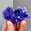 Natural Purple Phantom Fluorite comes from Yindu,Neimenggu 60*35*10MM - image 1