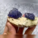 Natural Purple Phantom Fluorite comes from Yunxiao,Fujian  65*45*30MM - image 5
