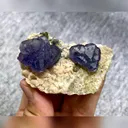 Natural Purple Phantom Fluorite comes from Yunxiao,Fujian  65*45*30MM - image 6