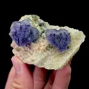 Natural Purple Phantom Fluorite comes from Yunxiao,Fujian  65*45*30MM - image 2