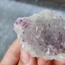 Natural Purple Phantom Fluorite comes from Zhejiang,China 65*45*20MM - image 2